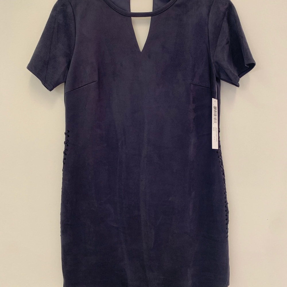 gray with blue undertone dress